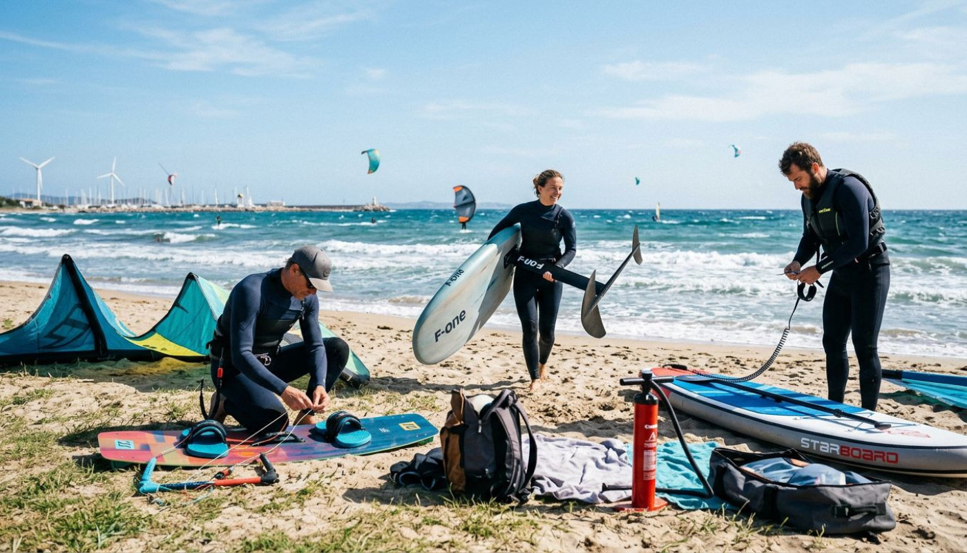 Comment choisir son équipement pour le kitesurf, le SUP et le wingfoil ?